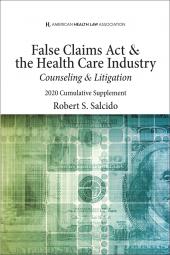 AHLA False Claims Act & The Health Care Industry: Counseling & Litigation (Non-Members) cover