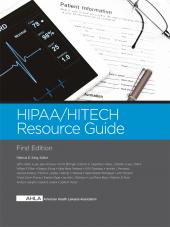 AHLA HIPAA/HITECH Resource Guide (AHLA Members) cover