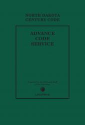 North Dakota Century Code Annotated Advance Code Service cover