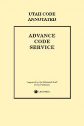 Utah Advance Code Service cover