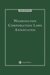 Washington Corporation Laws Annotated cover