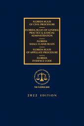 Florida Civil, Judicial, Small Claims, and Appellate Rules with Florida Evidence Code cover