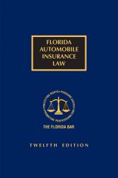 Florida Automobile Insurance Law cover