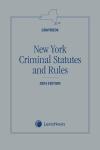 New York Criminal Statutes and Rules (Graybook) cover