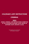 Colorado Jury Instructions Criminal cover