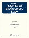 Pratt's Journal of Bankruptcy Law cover