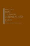 Parker's California Corporations Code cover