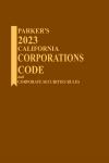 Parker's California Corporations Code cover