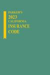 Parker's California Insurance Code cover