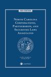 North Carolina Corporations, Partnerships and Securities Laws Annotated cover