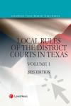 Local Rules of the District Courts in Texas cover