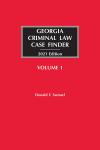 Georgia Criminal Law Case Finder cover