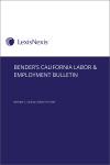 Bender's California Labor & Employment Bulletin cover