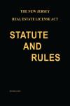 The New Jersey Real Estate License Act: Statute and Rules cover