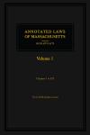 Annotated Laws of Massachusetts: Legislative Acts cover