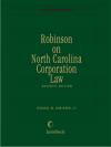 Robinson on North Carolina Corporation Law cover