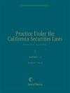 Practice Under the California  Securities Laws cover