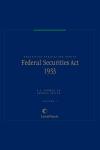 Federal Securities Act of 1933 cover