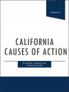 California Causes of Action cover