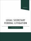 Legal Secretary Federal Litigation cover