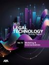 2023 ABA Legal Technology Survey Report: Vol. IV - Marketing & Communication Technology cover