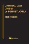 Criminal Law Digest of Pennsylvania cover