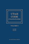 Utah Code Unannotated, Volume 6 cover