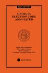 Georgia Election Code Annotated cover