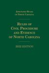 North Carolina Rules of Civil Procedure and Evidence cover