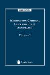 Washington Criminal Laws and Rules Annotated cover