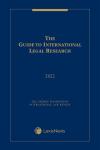 Guide to International Legal Research cover