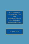 California Corporations Code and Commercial Code with Securities Rules and Releases cover