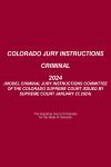 Colorado Jury Instructions Criminal cover