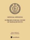 Massachusetts Official Reports, Supreme Judicial Court and Appeals Court Bound Volumes cover