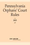 Pennsylvania Orphans' Court Rules cover