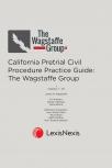 California Pretrial Civil Procedure Practice Guide: The Wagstaffe Group cover