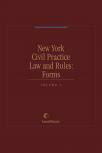 New York Civil Practice Law and Rules: Forms cover