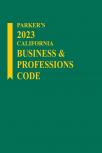 Parker's California Business & Professions Code cover