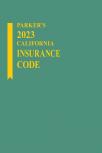 Parker's California Insurance Code cover