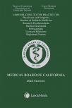 Laws Relating to the Medical Board of California cover