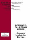 California Deering's Advance Legislative Service cover