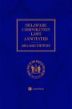 Delaware Corporation Laws Annotated cover