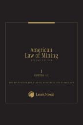 American Law of Mining cover