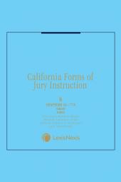 California Forms of Jury Instruction cover