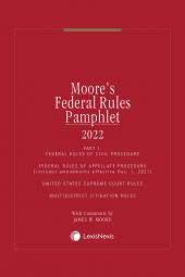 Moore's Federal Rules Pamphlet, Part 1 cover