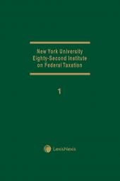 NYU 82nd Institute on Federal Taxation with NYU Review of Employee Benefits & Executive Compensation cover