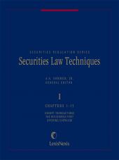 Securities Law Techniques cover