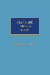 Matthew Bender Standard California Codes: 4-in-1 cover