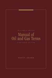 Williams & Meyers, Manual of Oil & Gas Terms cover