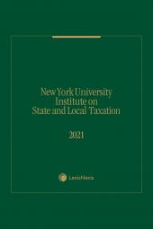 New York University Institute on State and Local Taxation cover